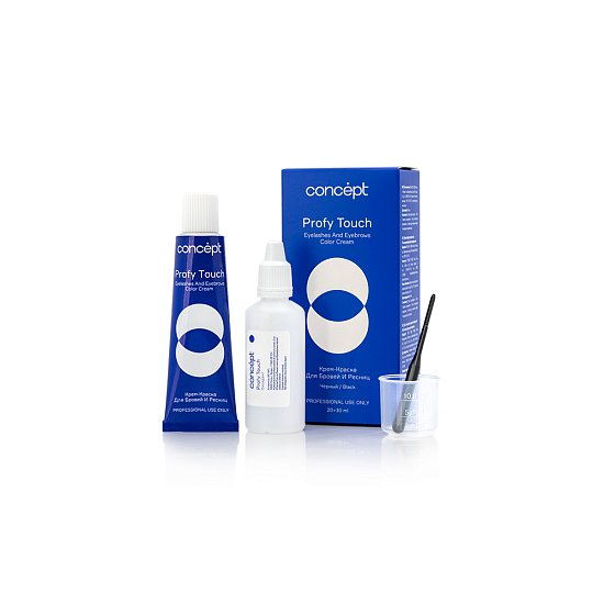 Eyelashes and eyebrows color cream